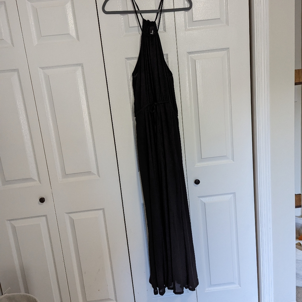 Lulu's Black Bridesmaid Dress